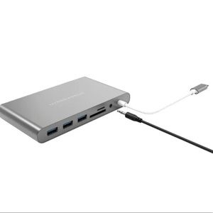 HyperDrive Ultimate 11-Port Universal USB-C Hub -Docking Station - Space Gray